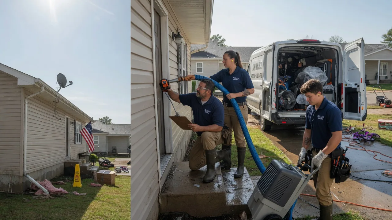 Ceiling Water Damage Restoration in Mattoon, IL near me